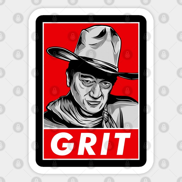 Grit Sticker by opoyostudio